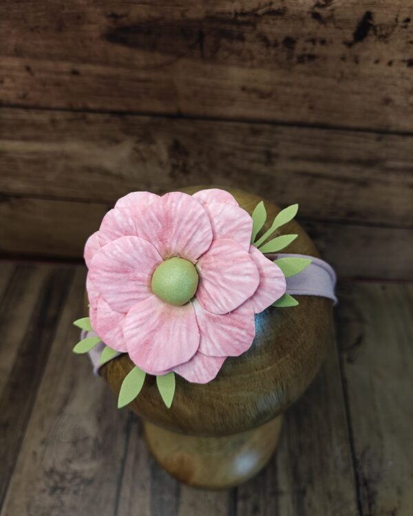 Pink Floral Headband