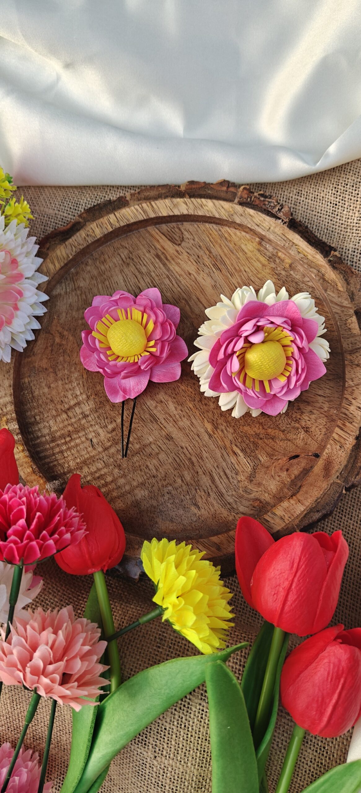 Lotus Upin - Malli Lotus Hair Tie Combo - Image 2