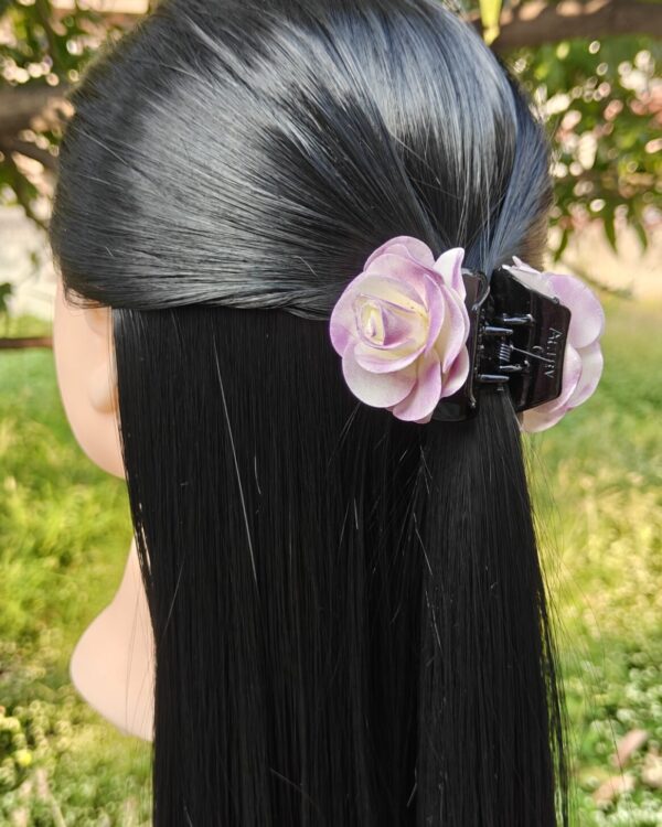 Purple Rose Catch Clip