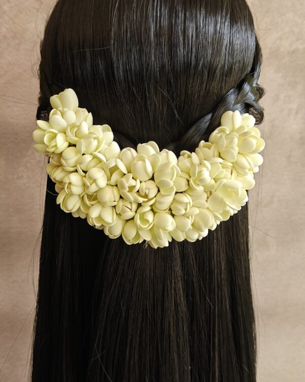 Bridal Look Madras Malli Center Clip