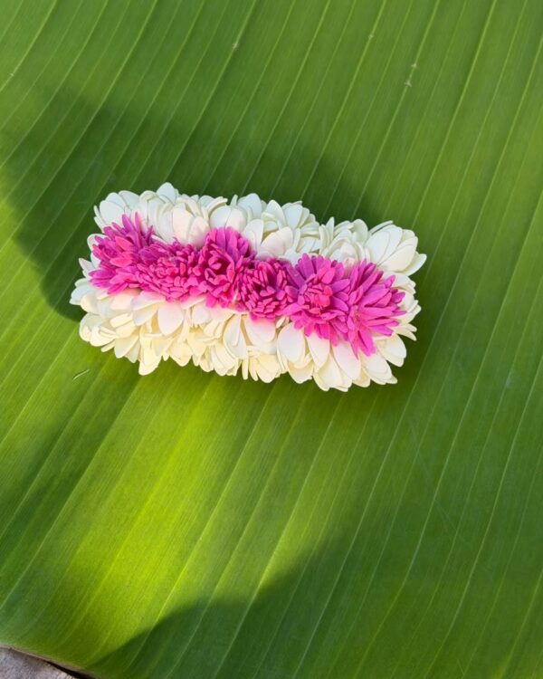 Malli*Vadamalli Pink Center Clip