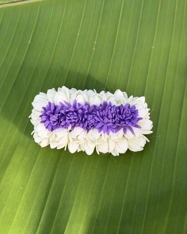 Malli Vadamalli purple Center Clip