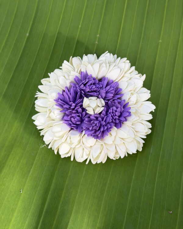 Malli purple Vadamalli Center Clip