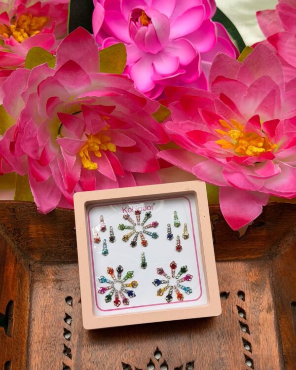 Mixing Colourful fany stickers Bindi D6