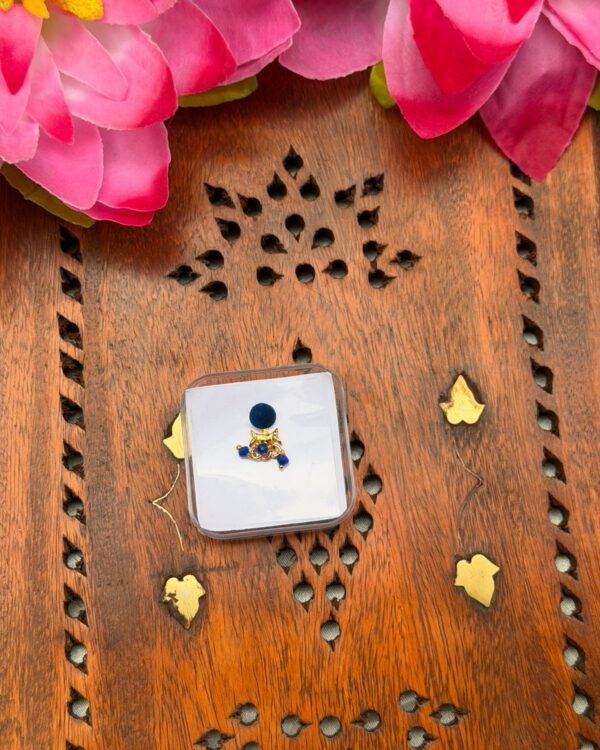 Navy Blue Hanging Bindi
