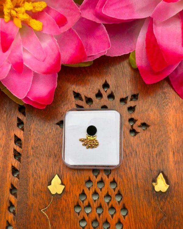 Black Hanging Bindi