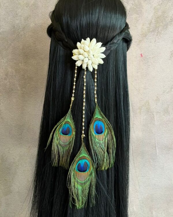 Mottu Malli Upin Orginal Peacock Feather Hanging