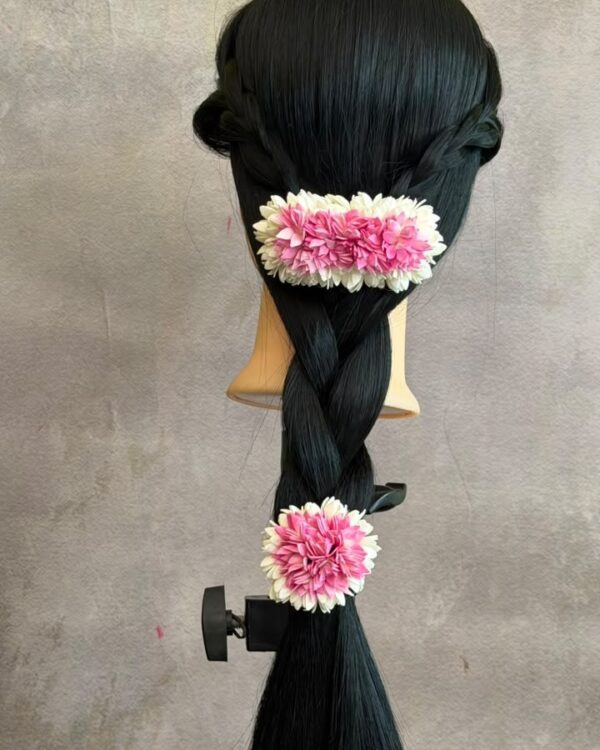Malli*Jathi Center Clip & Hair Tie Combo